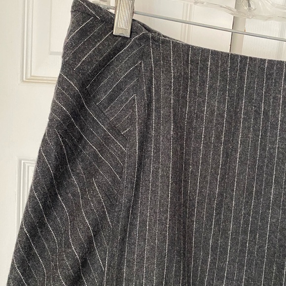 Jacob charcoal striped A line skirt size 9/10 - Picture 5 of 9